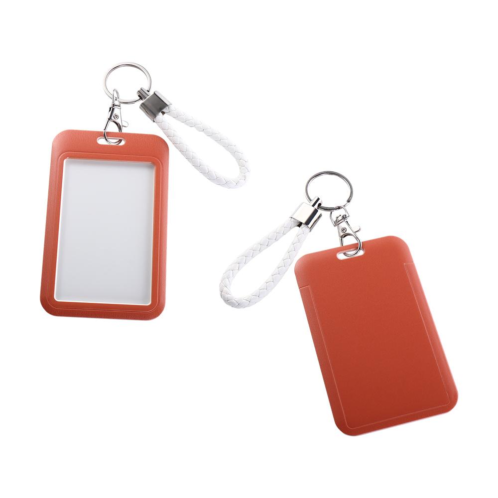Men School Supplies Work Card Key Chain Business Credit Card ID Card Holders Bus Card Cover Badge Holders ID Card Protective