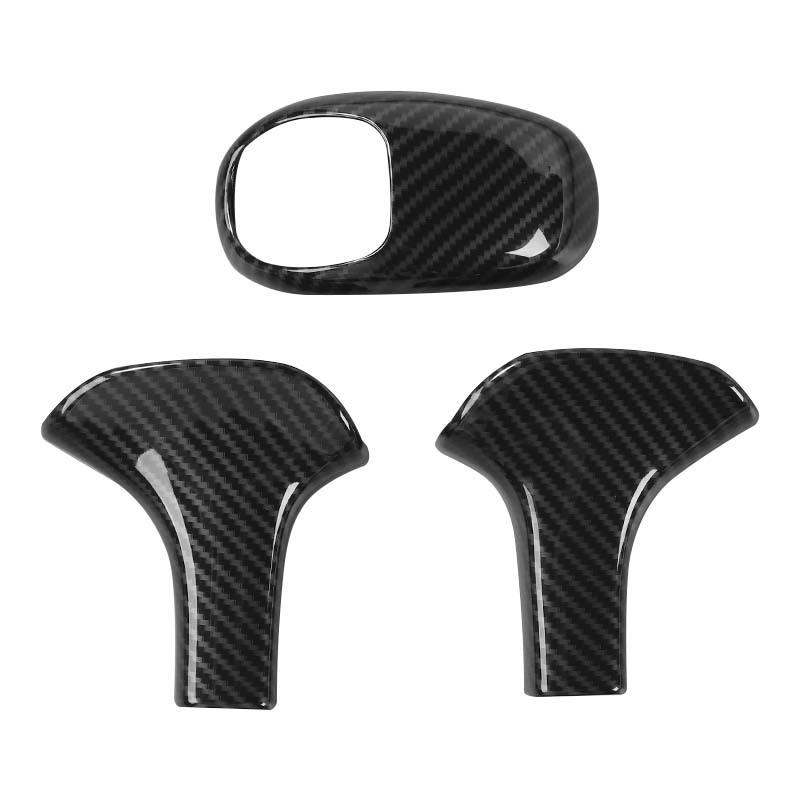 

Наклейки на крышку коробки передач для салона автомобиля для Jeep Grand Cherokee 2014-2015 ABS Аксессуары для салона углеродного волокна черного