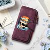 Summer Skull Pattern Long Wallet Fashion Daily Portable Card Holder