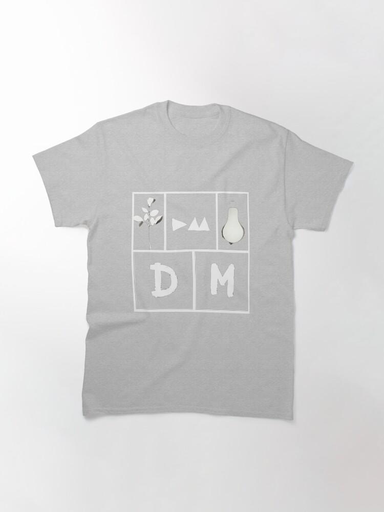 Depeche Mode Minimal Symbol Art – Abstract Monochrome Design Classic T-Shirt