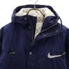 Nike 90s 00s Old White Tag Buckswash Logo Batting Coat M Navy White Tag Kid's Used