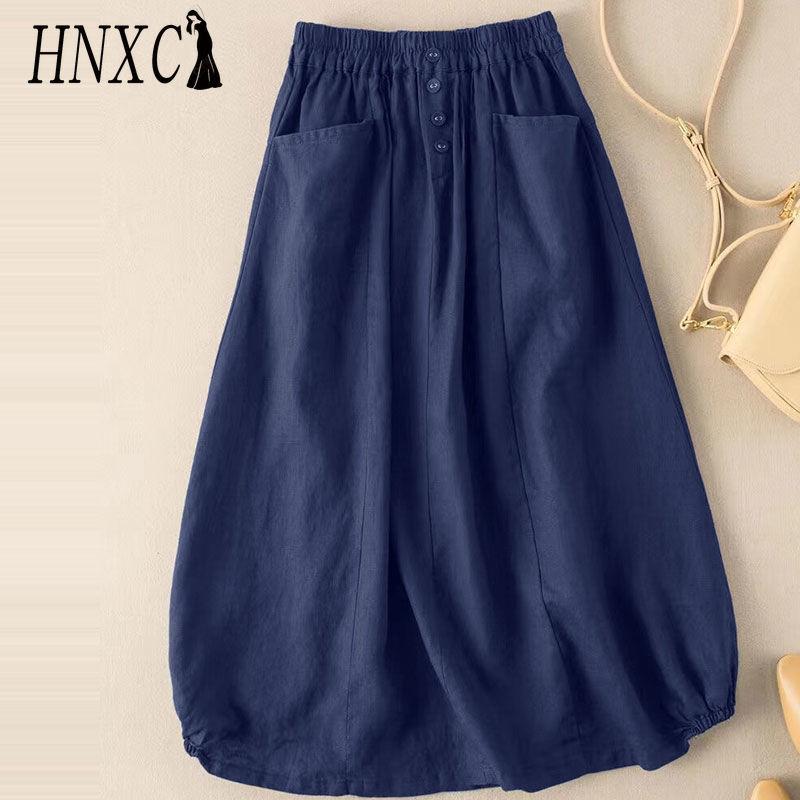 

HNXC Женская Модная Повседневная Летняя Весенняя Юбка XXXXL синий