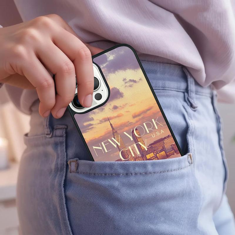 New York City Phone Case For iPhone 17 Air 15 16e 14 13 Pro Max Coque 12 11 Pro Max PLUS cover