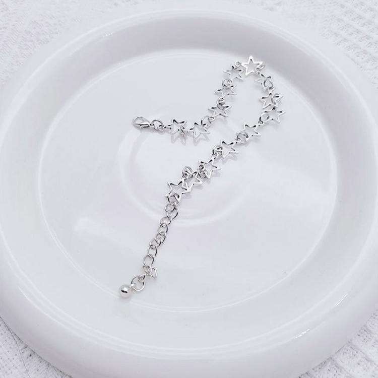 Cooles Y2K Sternkettenarmband Modisches Stern-Charme-Armband Elegantes Chic