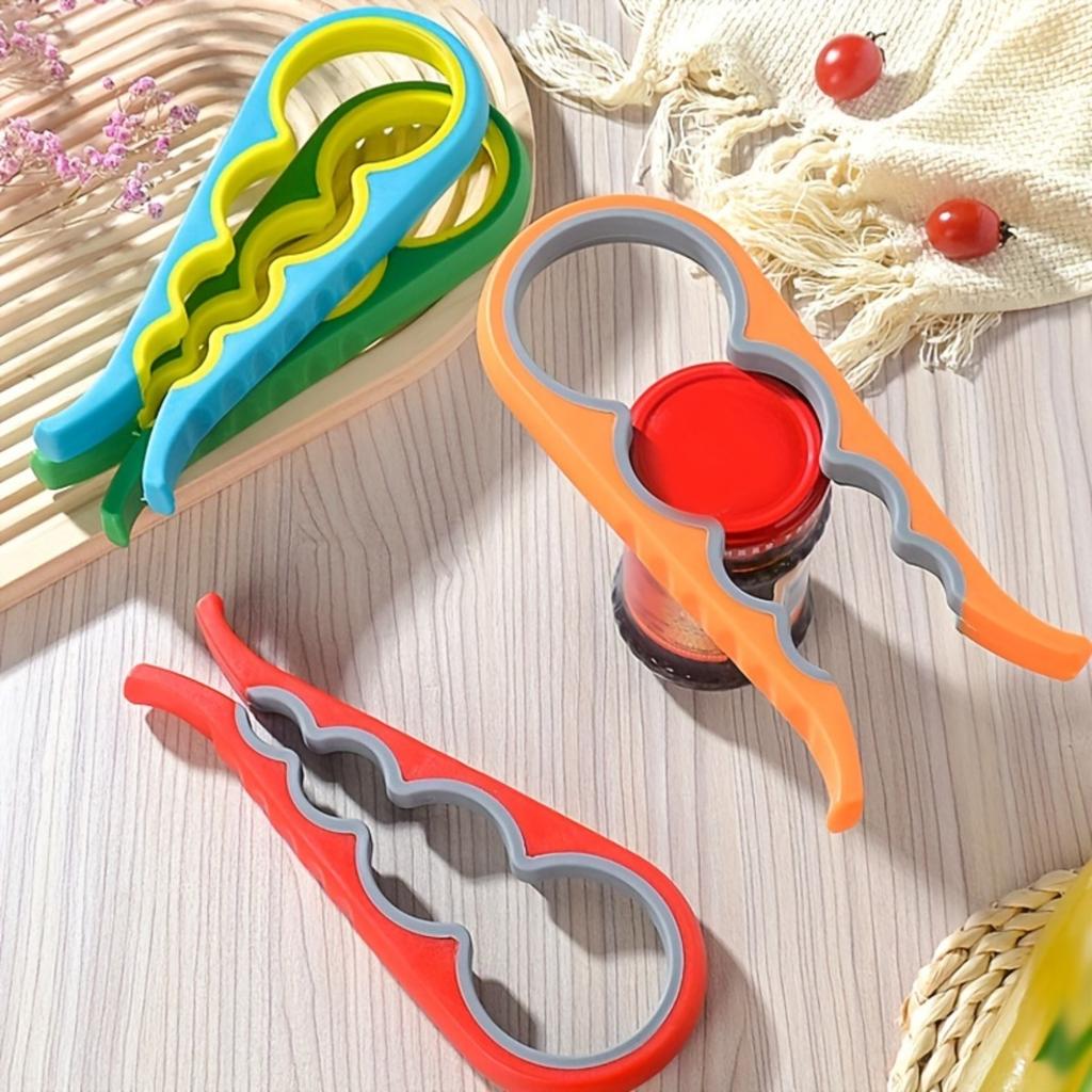 Universal and Easy Bottle Opener, Lid Twisting Device, Can Opener, Household Kitchen Tool, Anti Slip and Labor-saving