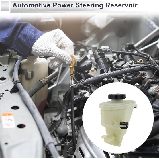 Power Steering Reservoir for Ford Edge 6 Cyl 3.5L DOHC VCT SMPI 2007-2010 7T4Z3E764A Automotive Power Steering Tank 1 Pc