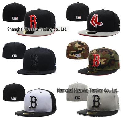 Boston Red Sox MLB Bestickte Flachschirm-Baseballkappe