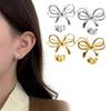 Modern Bowknot Earrings Accessories Dainty Ear Studs Ear Pendant Jewelry Charm Trendy Ear Accessory for Everyday Wear