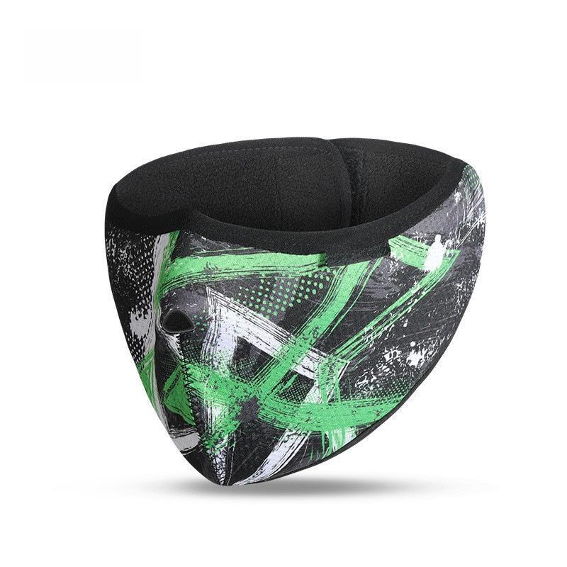 DKZ25 Men's Winter Velvet Windproof Cycling Mask with Ear & Neck Protection