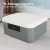 9L Capacity Lockable Storage Trunk Lockable Storage Trunk for Files Document Organizer Double Layer Password Storage Locking Box