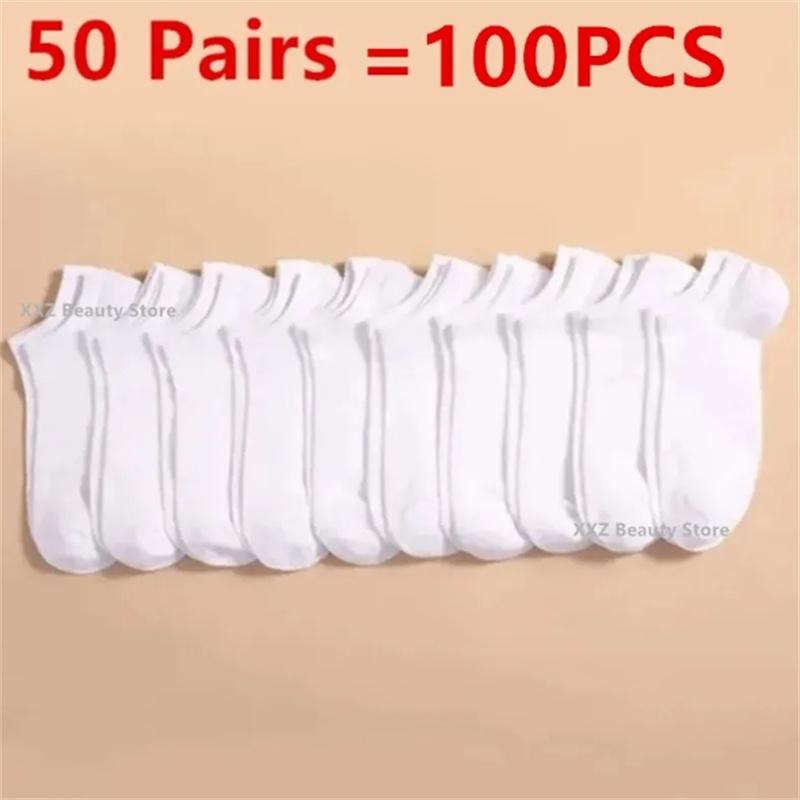 1/10/20/50/100 Pairs Boat Socks For Women Men Invisible Low Cut Silicone Non-slip No-show Ankle Socks Casual Breathable Socks