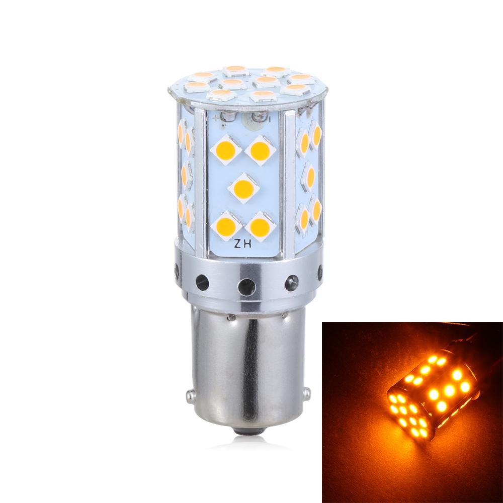 1pc 1156 BA15S BAU15S PY21W T20 7440 3030 35SMD Canbus Free LED Lamp Car Driving Turn Signal Light Stop Brake Light Bulb