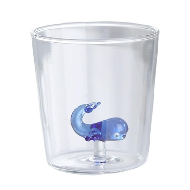 Travel Friendly Cartoon Glasswares Thermal Resistant Glass Cup Heatproof Drinkware For Indoor Outdoors Use