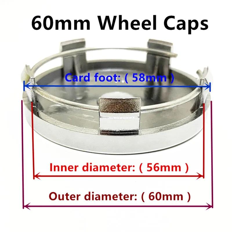 For Alfa Romeo 2026 Hot Sticker 4 Pcs 50mm 56mm 60mm Alfa Romeo Car Rim Hubcap Cover Wheel Center Hub Caps Logo Badge Emblem Acc