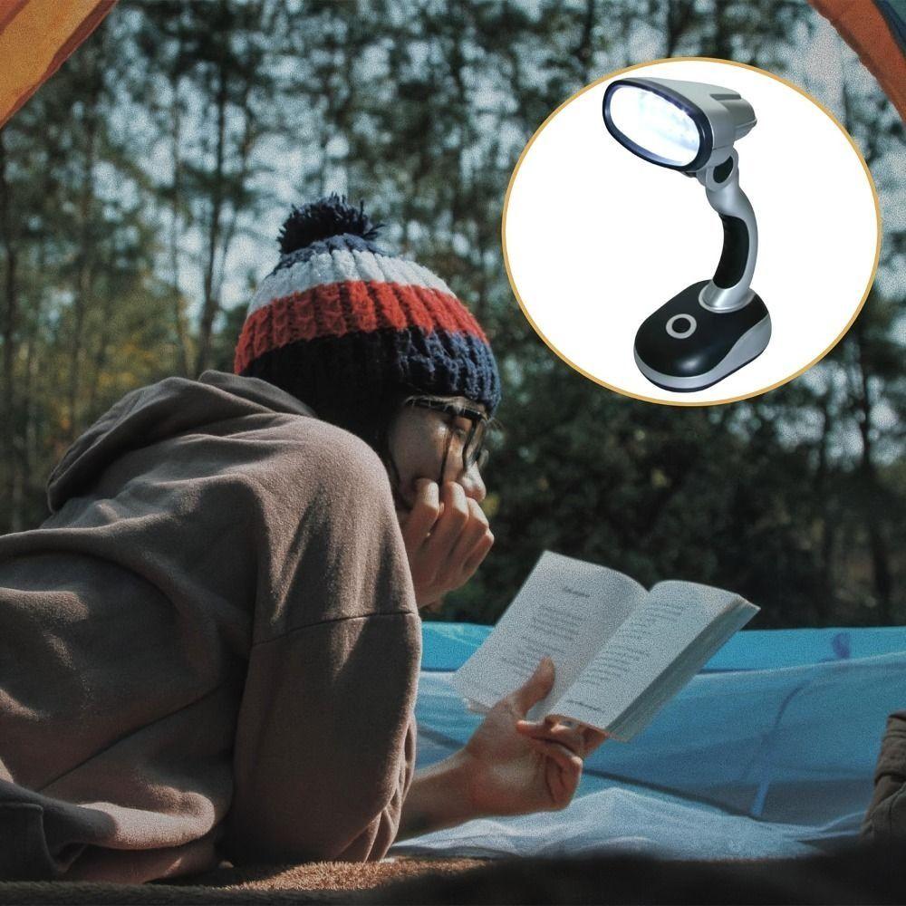 Batteriebetriebene Schreibtischlampe Tragbare Tischlampe Flexible Leselampe Student