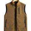 Teddy fleece vest, fleece thickened warm, sleeveless autumn and winter mountain lightweight outdoor vest, tide brand fleece