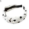 Fashion Bowknot Polka Dot Women's Cloth Hairband Headband Hair Accessories