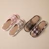 Linen Home Women'S Slippers Flats Summer Luxury Designer Woman Shoes Open-Toe Casual Indoor Slides Non-Slip Unisex Fashion