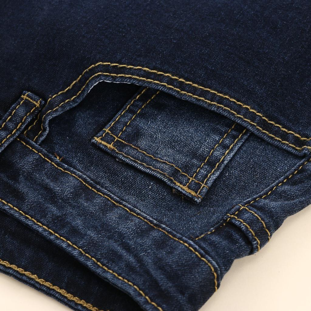 Women Sexy High-waist Wide-legged Casual Pants Teenagers Classic Denim Skinny