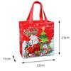 StoBag Christmas Gift Tote Bags Reusable Non Woven Bags for Holiday Party Favors and Festive Candy Cake Prensents Packaging