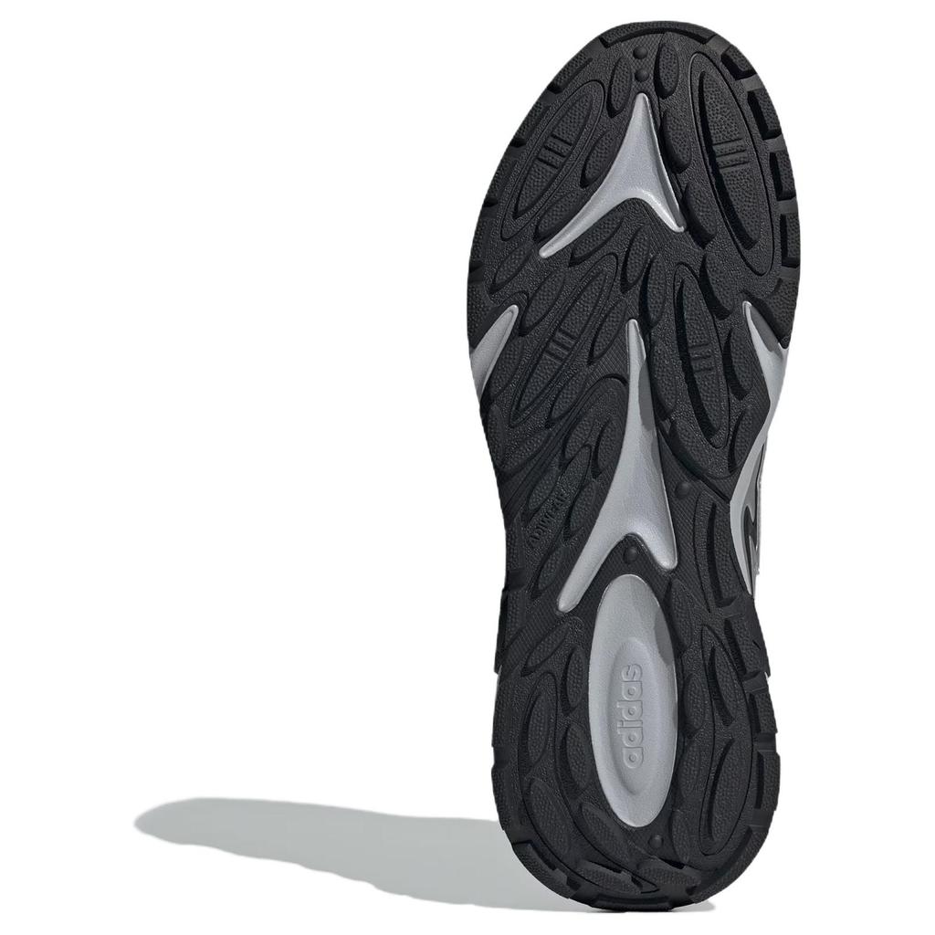 Adidas Ozwave Slip-Resistant Low-Top Chunky Sneakers Unisex Silver Gray Sneakers JQ5981