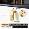 Hot Zinc Alloy Kitchen Cabinet Door Pulls Light Luxury Modern Wardrobe Door Handles Furniture Handle for Furniture Hardware