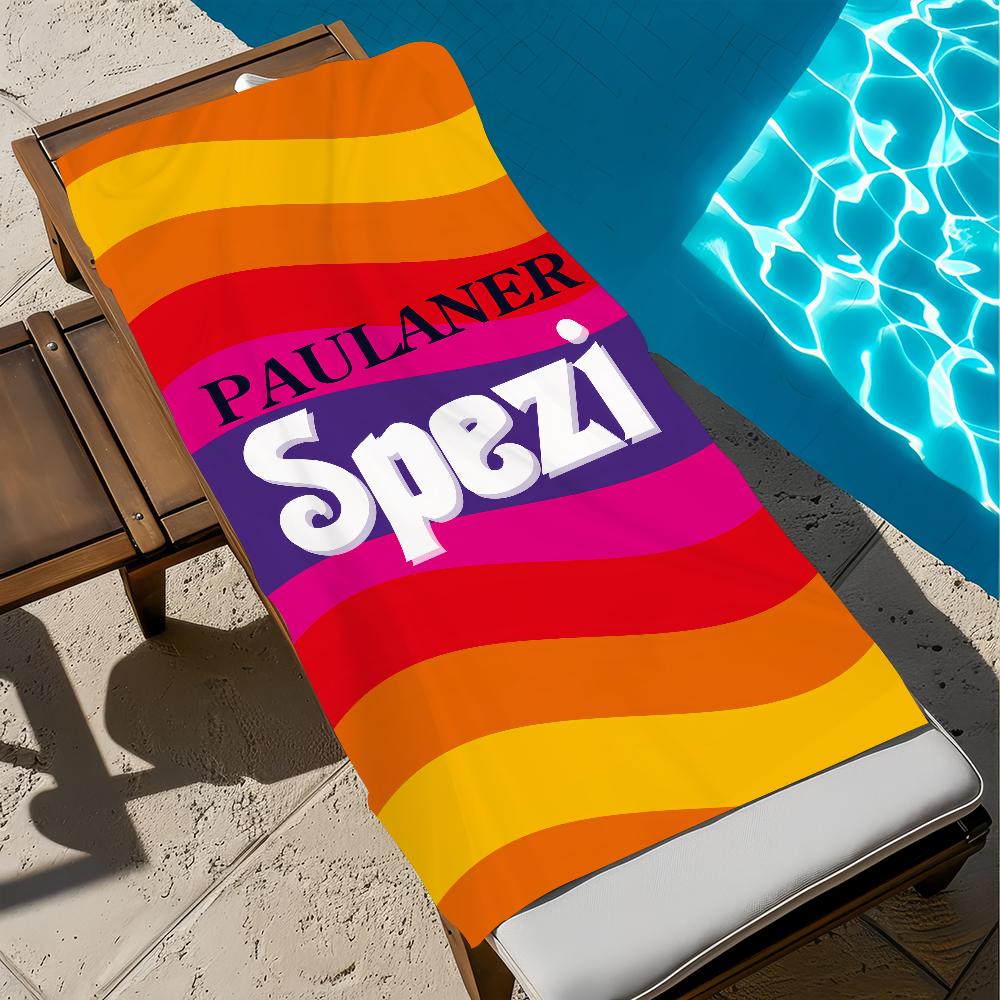 P-Paulaner S-Spe-zi Handtuch Groß Schnelltrocknendes Mikrofaser weich Strandhandtuch für Reisen Fitness Sauna Baden Camping