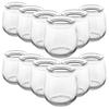 12x Glass Jars Jars Containers Cups Yogurt Cups Desserts 130ml