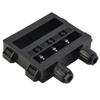 1 Stück 50W-120W 6A Solarklemmkasten Elektrisches Prüfwerkzeug IP65 Wasserdicht PV-Modulkasten für 6,5A Solarpanel Schwarz