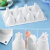 3D Christmas Tree Cone Silicone Mousse Cake Mold for Holiday Desserts, Baking and Frozen Treats