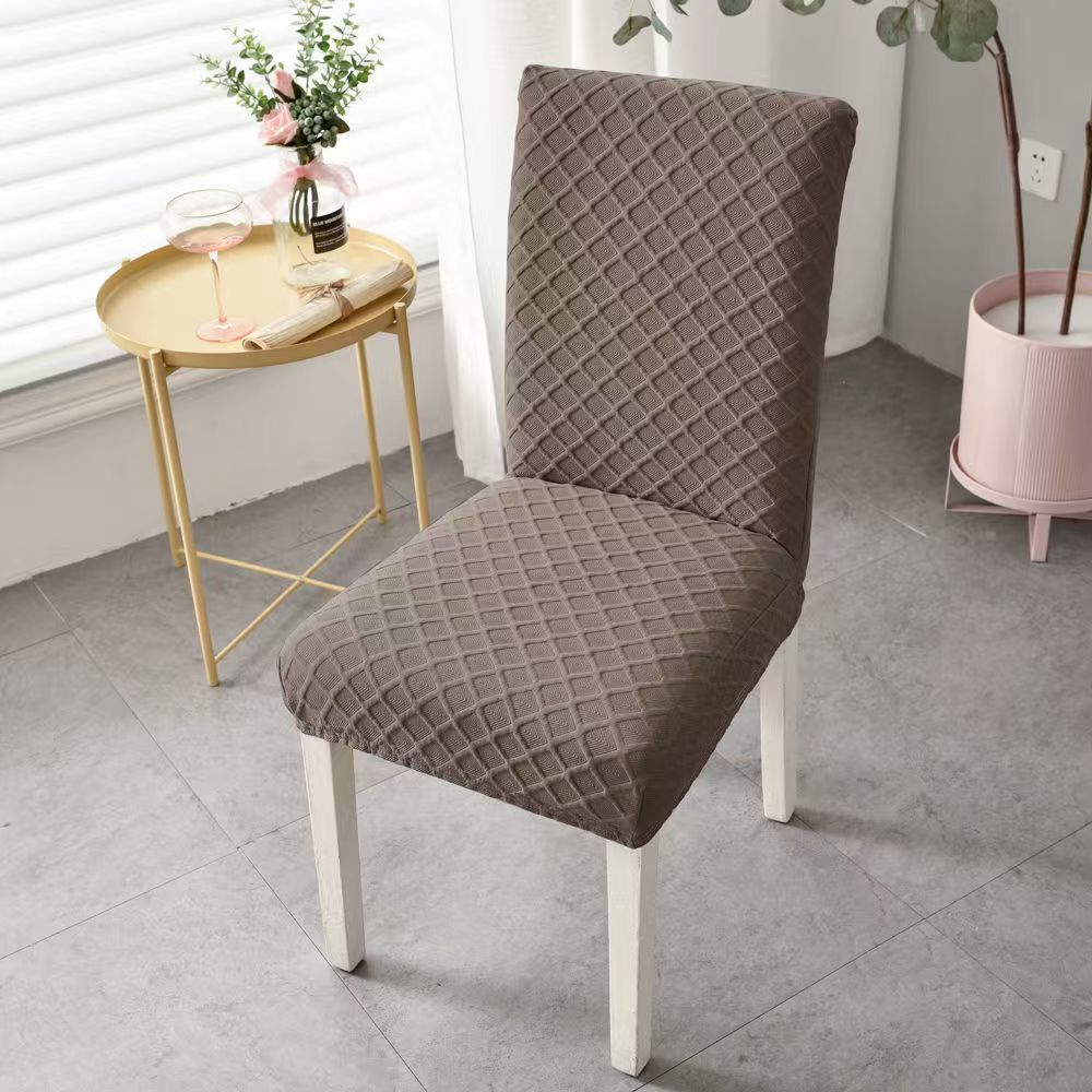 Roztažitelný žakárový potah na židli, Pružný potah na židli, Prachotěsný, Jednobarevný, Dekorace interiéru, Kancelář, Nejlevnější