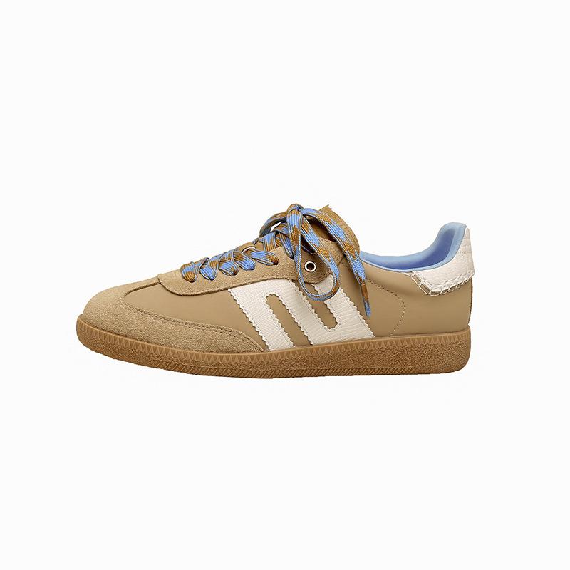 Inner Height Increase German Training Shoes Women's New Versatile Small Board Shoes Forrest Gump Shoes Platform Ballet Casual Sports Shoes