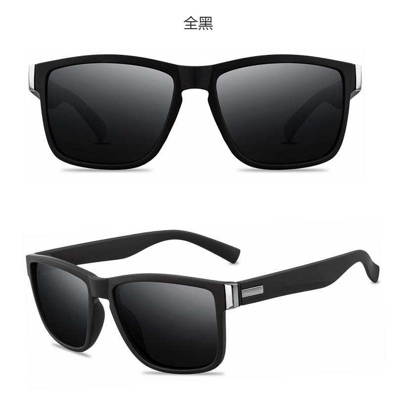 

2022 Fashion Wrap Square Frame Retro Decorative Polarized Fishing Sunglasses Women Men Versatile Pattern Sun Glasses For Adults