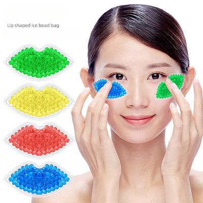 Macaron Lip-shaped Cool Ice Pack Mouth-shaped Gel Beads Ice Hot Compress Dual-purpose Reusable