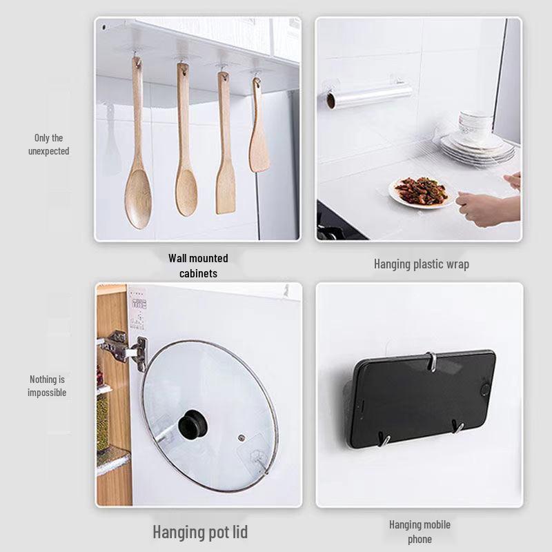 Transparent Traceless Adhesive Hook - Strong, Nail-Free Design