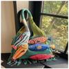 1 Pezzo Borsa a Shopper con Tagli a Contrasto Pesciolino Carino Borsa Lavorata a Maglia Rilassata Estiva Versatile per Pendolari Borsa a Spalla