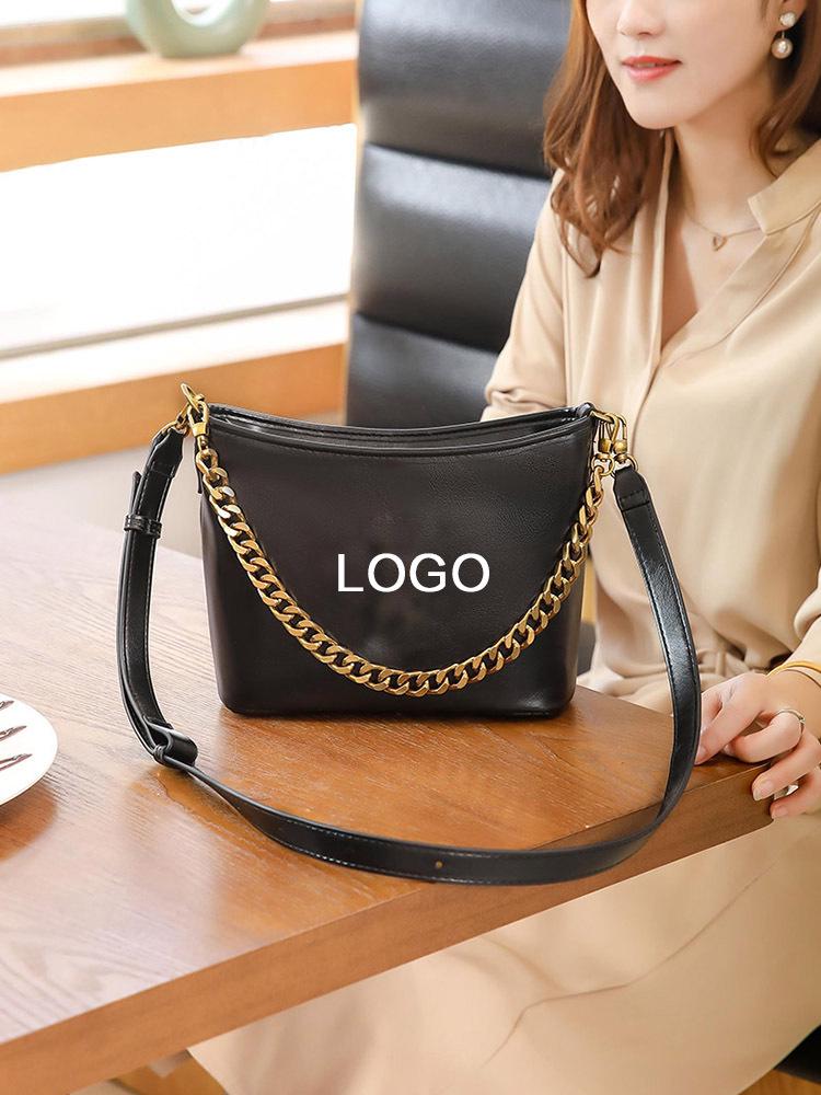 2025 High-End European & American Retro Yang Bucket Chain Bag - Versatile, Simple, Large Capacity Handbag