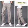 Men's Wide Leg Pure Cotton Workwear Pants - Breathable, Straight Leg Sweatpants for Spring and Autumn