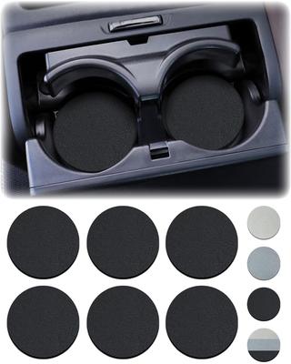 Stilingi, gerai sugeriantys, diatomito padėkliukai, pagaminti Japonijoje (2 padėkliukai x 3 pakuotės, tamsiai pilki)