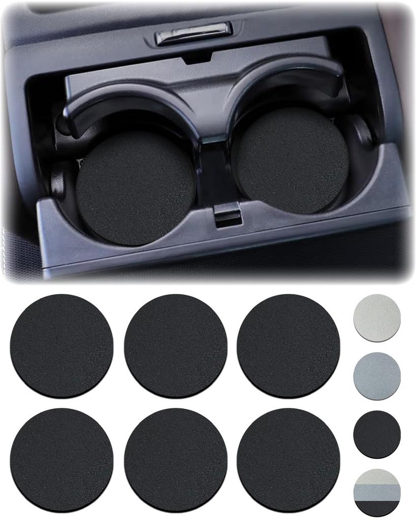 Coaster Diatomaceous Earth, Made In Japan, Car Supplies, Stylish, Absorption (Dark Gray, 2 X 3 Bags for Car)