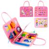 Felt Learning Early Education Board Felt Children Diy Busy Board Montessori Children'S Puzzle Teaching Dress And Tie Shoelaces