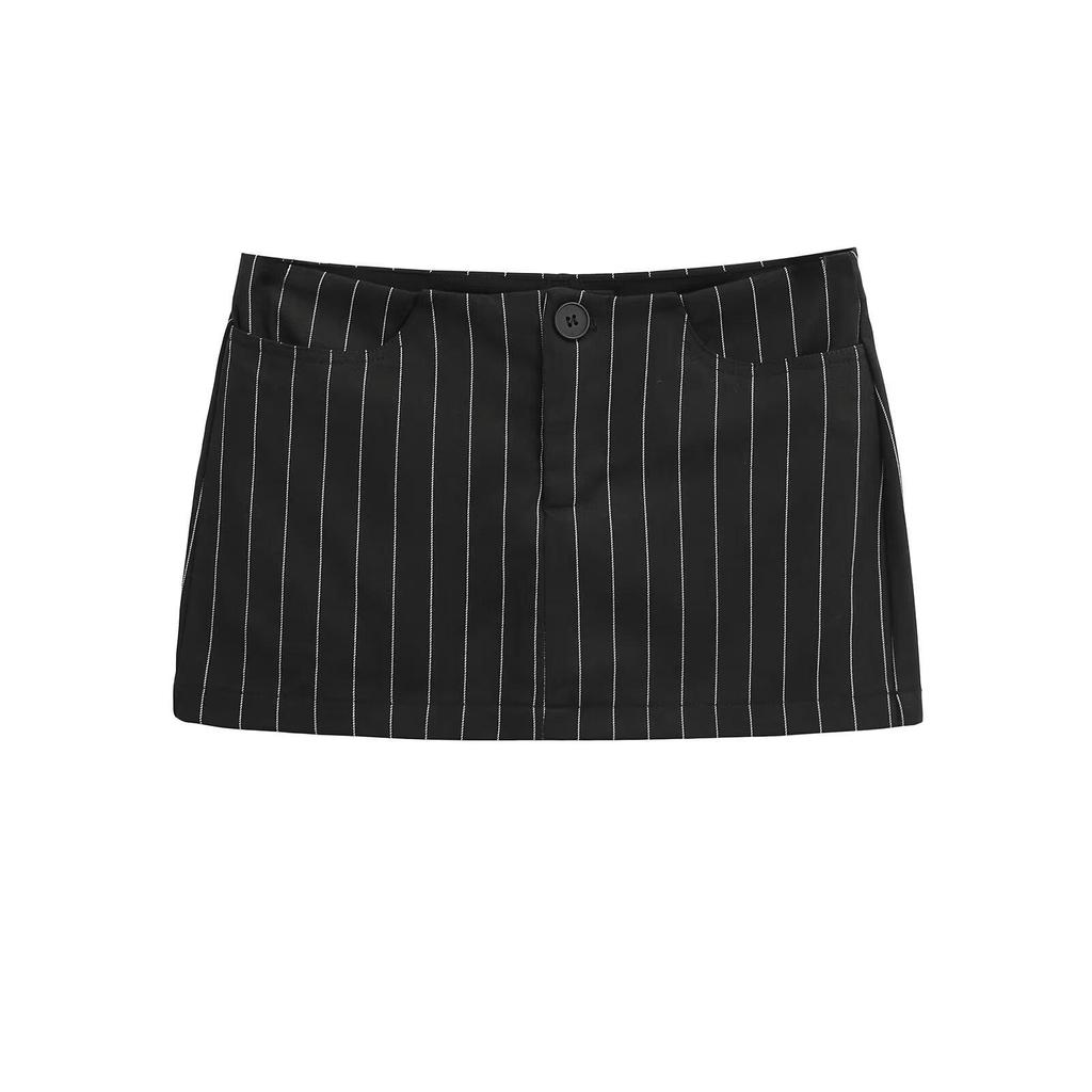 Trendy Women's Low-Rise Solid Color Mini Skirt – Slim, Sexy Bodycon Fit for a Hot Girl Style