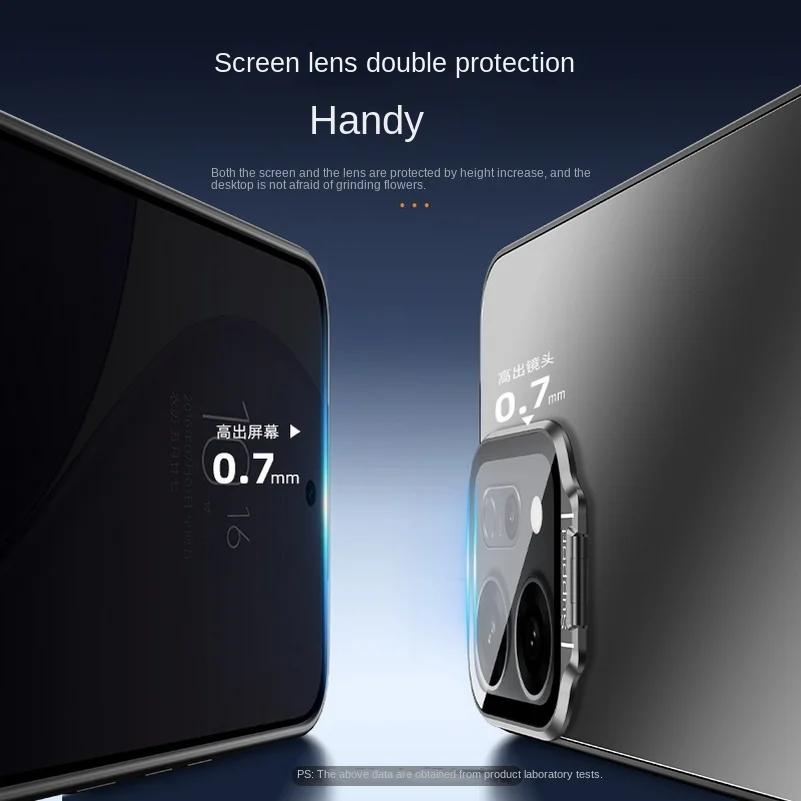 Matte Shockproof Bracket Phone Case For OPPO Reno 14 Pro Metal Lens Camera Protection Holder Stand Back Cover For Reno 14Pro