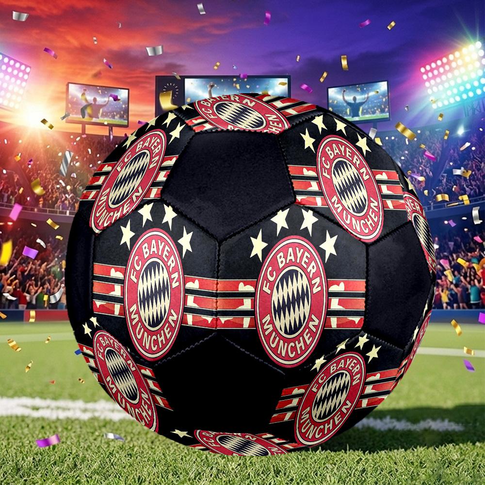 1 pz Pallone da Calcio Standard Misura 5 Stadio Bayern Monaco, Pallone da Calcio Resistente per Allenamento Scolastico, Parco e Intrattenimento Quotidiano zq71410