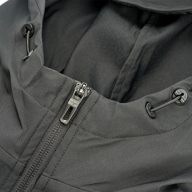 Mizuno Quick-Drying Casual Windproof Lightweight Sports Simple Comfortable Jacket Unisex Jacket Black Gold P2CC23Z909