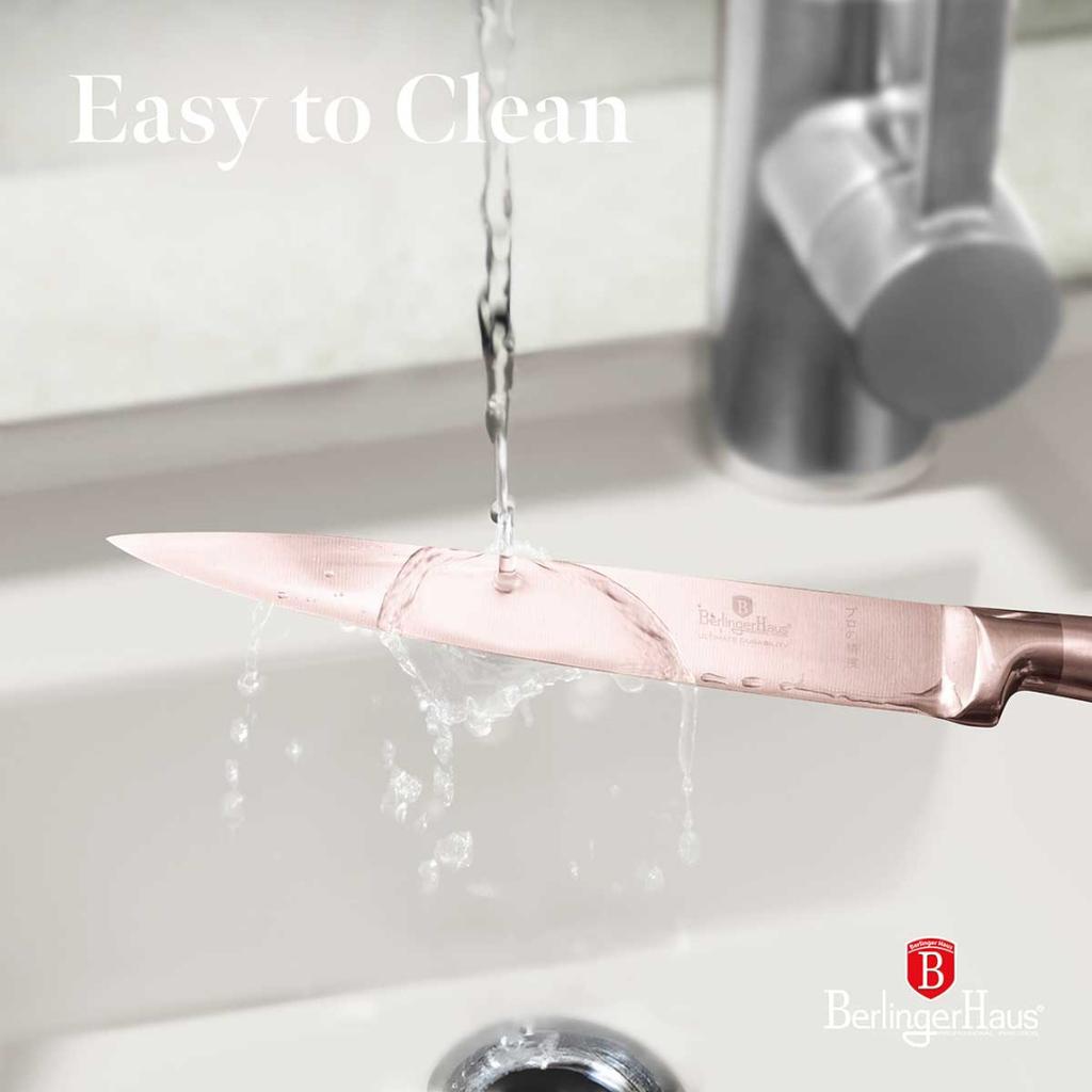STEEL FILLET KNIFE BERLINGER HAUS 22cm BH-2937 ROSE GOLD