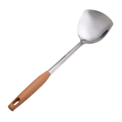 

WATIIFUFU Stainless Steel Spatula for Wok, Minimalist Frying, Wok Spoon, Cooking Utensils, Frying, Chinese Cooking Utensils, Kitchen Cooking Spatula,