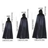 Hooded Robe Cloak Halloween Hooded Cloak Long Cape Halloween Christmas Cape Costumes 80cm/120cm/150cm