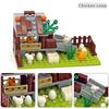 Moc Farm Animals Trees Plants Construction Blocks Toy Sets Henhouse Blocks Toy Sets For Kids Gifts With Vegetables Fruits Blocks Parts
