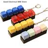 Keyboard Key Toy 4 Keys Button Keycap Fidget Keychain Keyboard Clicker Toy Keyboard Cube Toy for Adult Gifts To Relief Pass Time